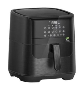 Wiami Airfryer 7 lt Tek Hazneli Led Ekranlı Yağsız Sıcak Hava Fritözü Siyah