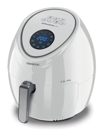 Kenwood XXL Airfryer 5.5 lt Tek Hazneli Led Ekranlı Yağsız Sıcak Hava Fritözü Beyaz