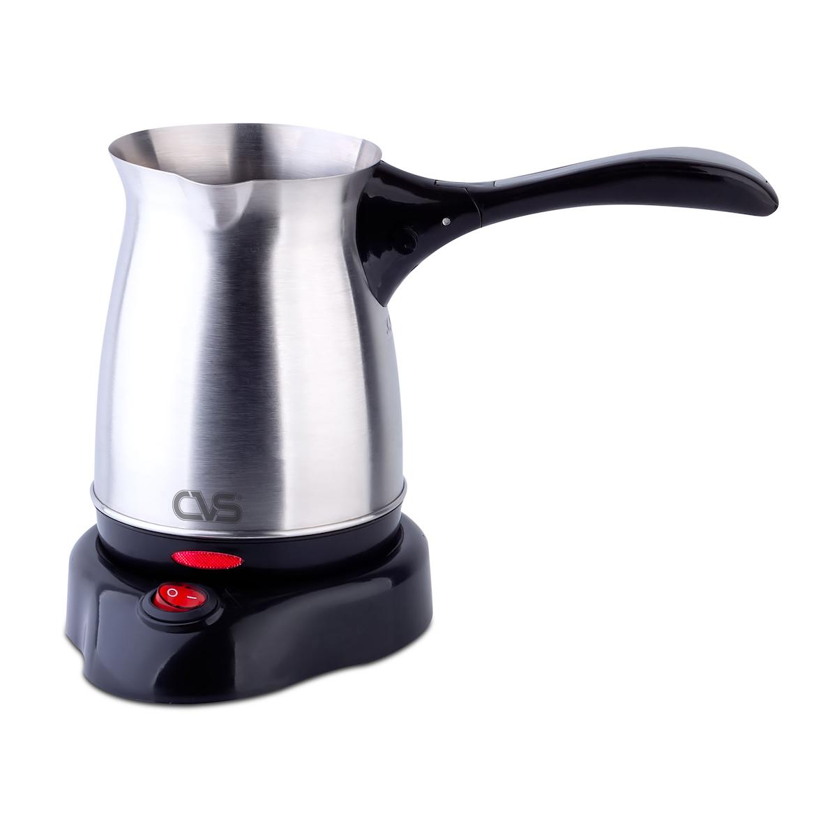 Cvs DN19823 800 W 6 Fincan Kapasiteli Çelik 400 ml Elektrikli Cezve Gri