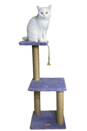 Armoni Oturaklı Oyuncaklı Katlı 86 cm Kedi Tırmalama Tahtası
