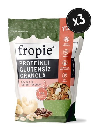 Fropie Proteinli Glutensiz Granola 3x240 gr