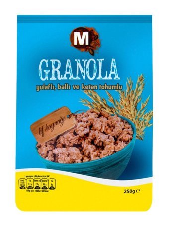Migros Ballı Keten Tohumlu Granola 250 gr