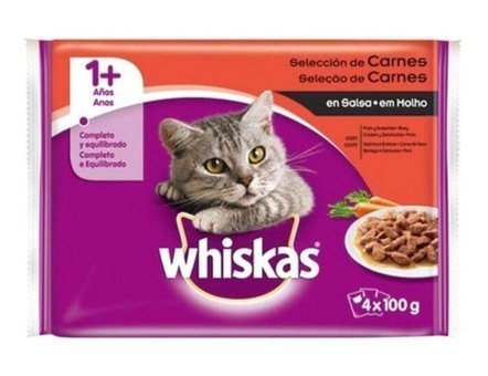 Whiskas Karışık Yavru Yaş Kedi Maması 4x100 gr