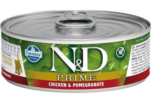 N&d Prime Tavuk Yavru Yaş Kedi Maması 80 gr