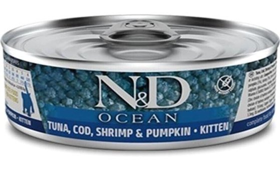 N&d Bal Kabağı Balık Karides Yetişkin Yaş Kedi Maması 3x80 gr