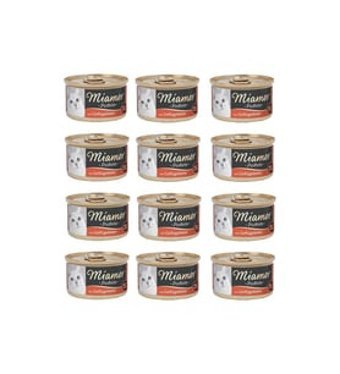Miamor Pastete Ciğer Yetişkin Yaş Kedi Maması 12x85 gr