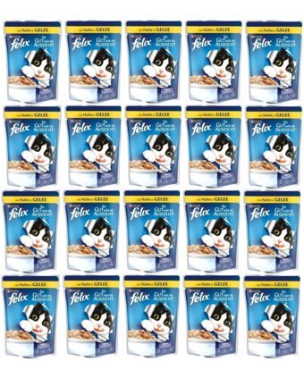 Purina Felix Tavuk Yetişkin Yaş Kedi Maması 20x100 gr