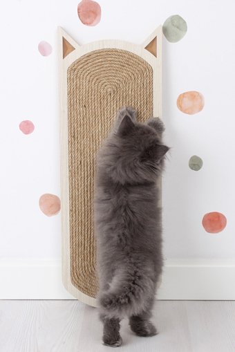 Femusa 56 cm Kedi Tırmalama Tahtası Krem