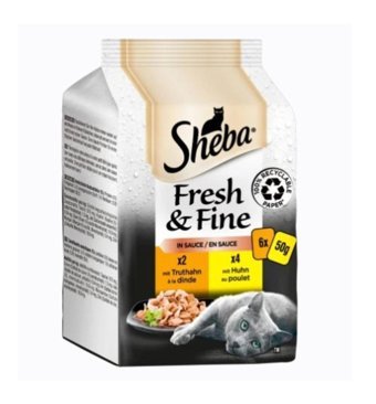 Sheba Tavuk Yetişkin Yaş Kedi Maması 72x50 gr