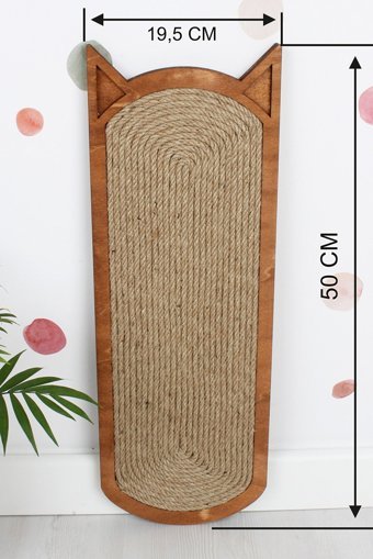 Femusa 56 cm Kedi Tırmalama Tahtası Kahverengi