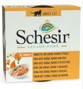 Schesir Ton balığı Soslu Yetişkin Yaş Kedi Maması 85 gr