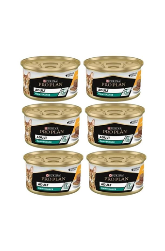 Pro Plan Tavuk Yetişkin Yaş Kedi Maması 6x85 gr