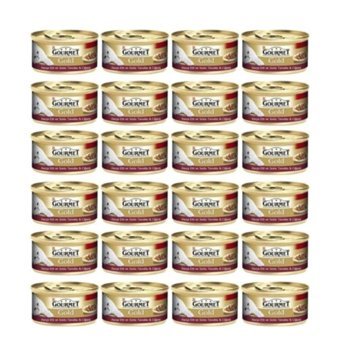Purina Gourmet Gold Ciğer Tavuk Parça Etli Soslu Yetişkin Yaş Kedi Maması 24x85 gr