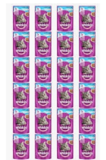 Whiskas Ton Balığı Jöleli Yetişkin Yaş Kedi Maması 48x85 gr