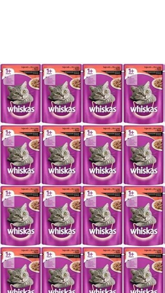 Whiskas Biftek Soslu Yetişkin Yaş Kedi Maması 24x85 gr