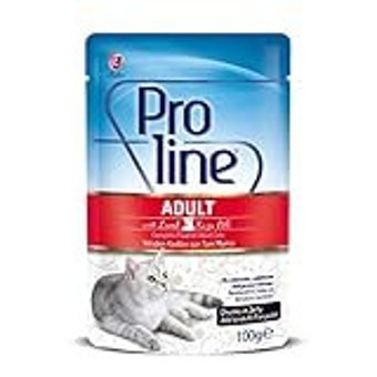 Pro Line Kuzu Eti Yetişkin Yaş Kedi Maması 100 gr