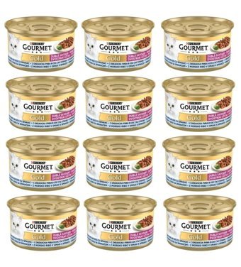 Purina Gourmet Gold Okyanus Balığı Yetişkin Yaş Kedi Maması 12x85 gr