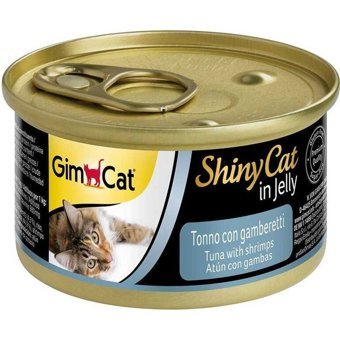 Gimcat Shinycat Karides Jöleli Yetişkin Yaş Kedi Maması 70 gr