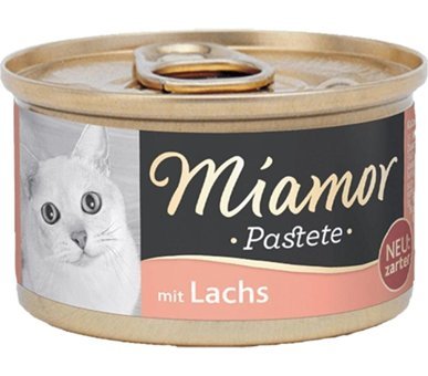 Miamor pastete Somonlu Yetişkin Yaş Kedi Maması 12x85 gr