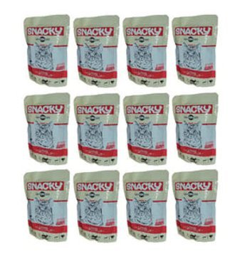 Snacky Kuzu Eti Jöleli Yetişkin Yaş Kedi Maması 12x85 gr