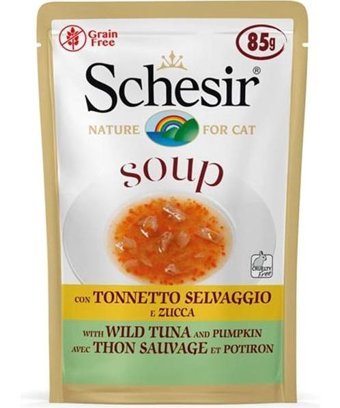 Schesir Soup Çorba Yetişkin Yaş Kedi Maması 85 gr