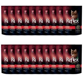 Reflex Plus Kuzu Eti Yavru Yaş Kedi Maması 20x100 gr