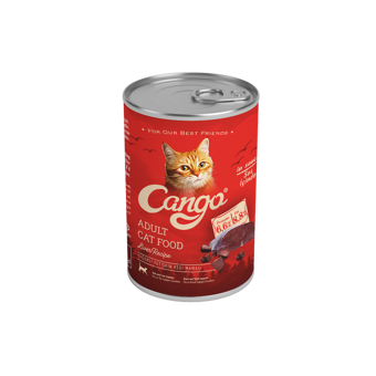 Cango Ciğer Parça Etli Soslu Yetişkin Yaş Kedi Maması 415 gr