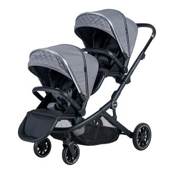 Prego Baby Ibiza Plus Çift Yönlü Katlanabilir Tek Elle Kapanan Travel Sistem Bebek Arabası Gri
