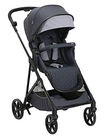 Chicco Seety Çift Yönlü Katlanabilir Tek Elle Kapanan Bebek Arabası Gri