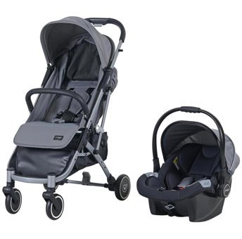 Prego Covi Çift Yönlü Katlanabilir Tek Elle Kapanan Travel Sistem Bebek Arabası
