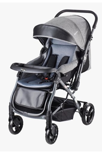 Baby Care Bc65 Çift Yönlü Bebek Arabası Gri