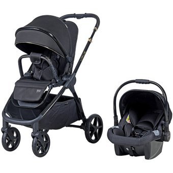 Prego Urus 2238 Çift Yönlü Katlanabilir Travel Sistem Bebek Arabası Siyah