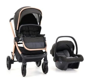 Duux Pro Max Çift Yönlü Katlanabilir Tek Elle Kapanan 360 Derece Dönen Tam Yatar Travel Sistem Kabin Tipi Bebek Arabası