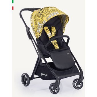 Prego Axis Çift Yönlü Katlanabilir 360 Derece Dönen Bebek Arabası Sarı
