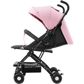 Hallow t 78 Katlanabilir Tam Yatar Travel Sistem Bebek Arabası Pembe