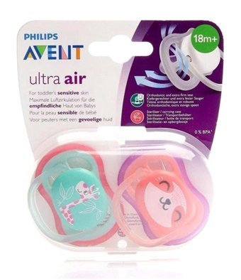 Philips Avent SCF349 18 Ay+ Fosforlu Ortodontik Damaklı Silikon Emzik Çok Renkli