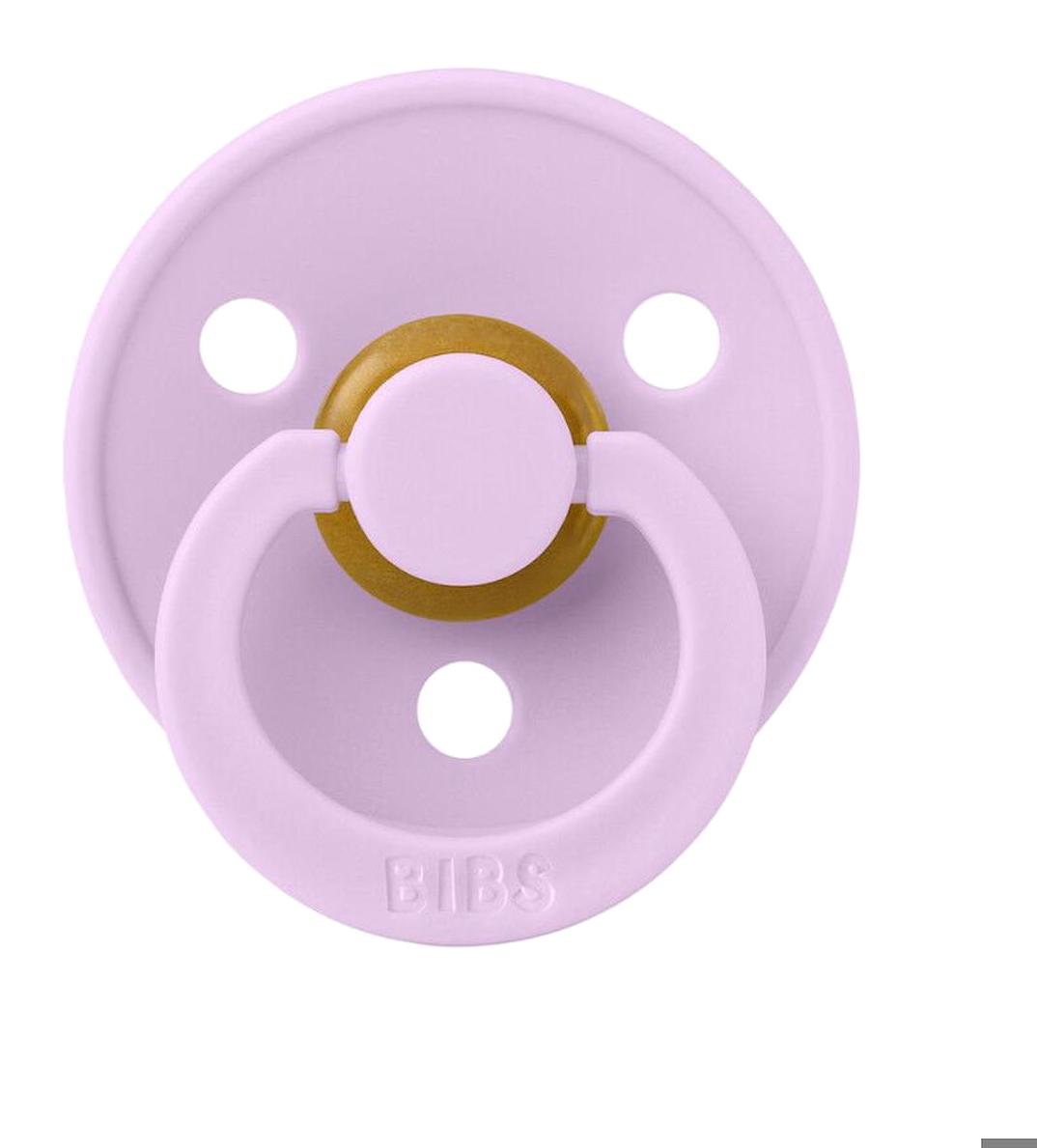Bibs Colour 0-6 Ay Ortodontik Yenidoğan Kiraz Uçlu Kauçuk Emzik Menekşe