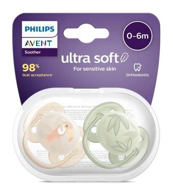 Philips Avent SCF091 0-6 Ay Ortodontik Yenidoğan Damaklı Silikon Emzik Çok Renkli
