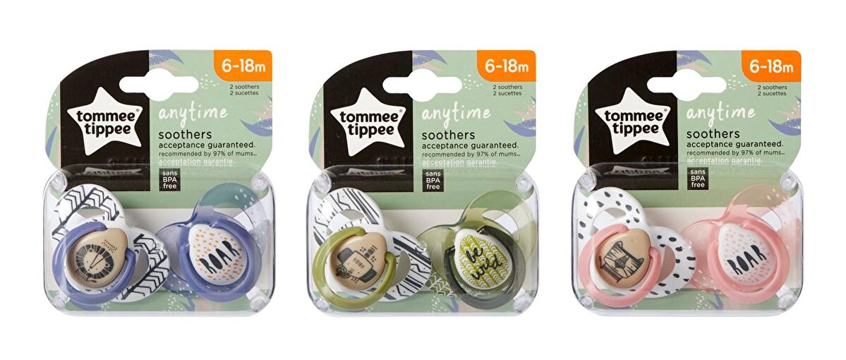 Tommee Tippee Antyime 6-18 Ay Ortodontik Kiraz Uçlu Damaklı Silikon Emzik Çok Renkli