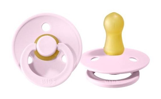 Bibs Colour 0-6 Ay Delikli Ortodontik Yenidoğan Kiraz Uçlu Damaklı Kauçuk Emzik Pembe