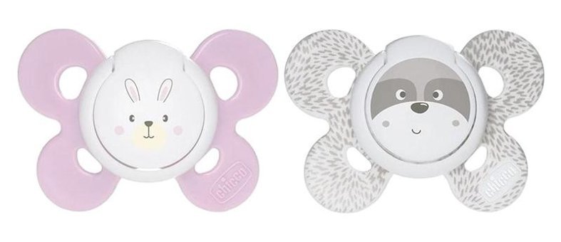Chicco Physio Comfort 0 Ay+ Ortodontik Yenidoğan Kiraz Uçlu Silikon Emzik Çok Renkli