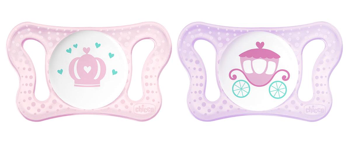 Chicco Physio Micro 0-6 Ay Ortodontik Yenidoğan Kiraz Uçlu Damaklı Silikon Emzik Çok Renkli