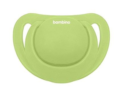 Bambino Fit No:1 0-6 Ay Ortodontik Yenidoğan Damaklı Silikon Emzik Yeşil