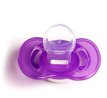 Baby Plus 6-18 Ay Ortodontik Damaklı Silikon Emzik Mor
