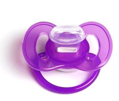 Baby Plus 6-18 Ay Ortodontik Damaklı Silikon Emzik Mor