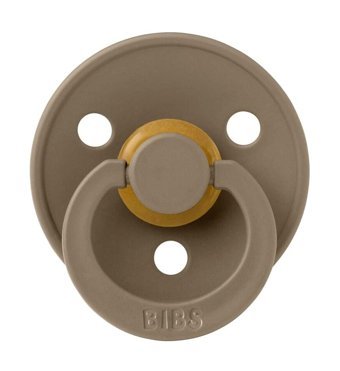 Bibs Colour 18 Ay+ Ortodontik Kiraz Uçlu Kauçuk Emzik Koyu Kahverengi