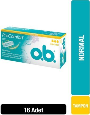 O.B. ProComfort Normal Tampon 16'lı
