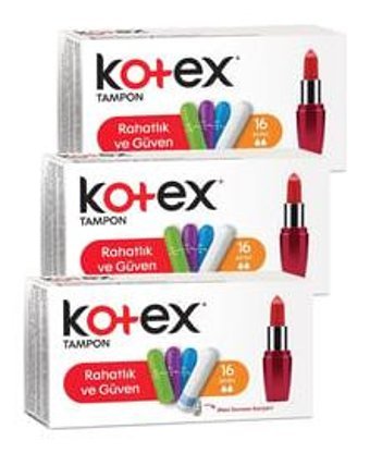 Kotex Mini Tampon 3x16'lı