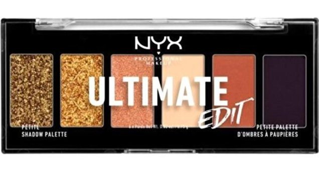 Nyx Ultimate Edit Petite Toz Simli Işıltılı Mat Saten Far Paleti