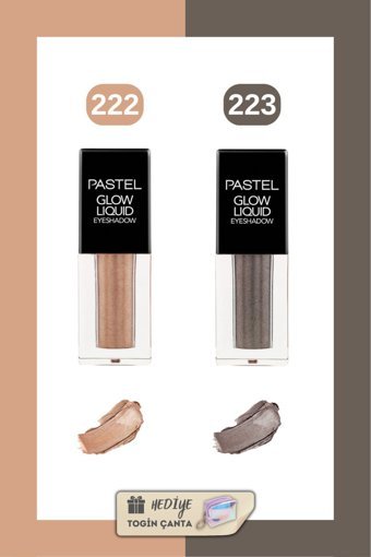 Pastel 222 223 Likit Simli Işıltılı Tekli Göz Farı